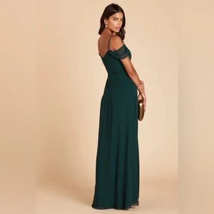 Birdy Grey Dress Spence  XXL Emerald Green Chiffon Bridesmaid Gown Convertible